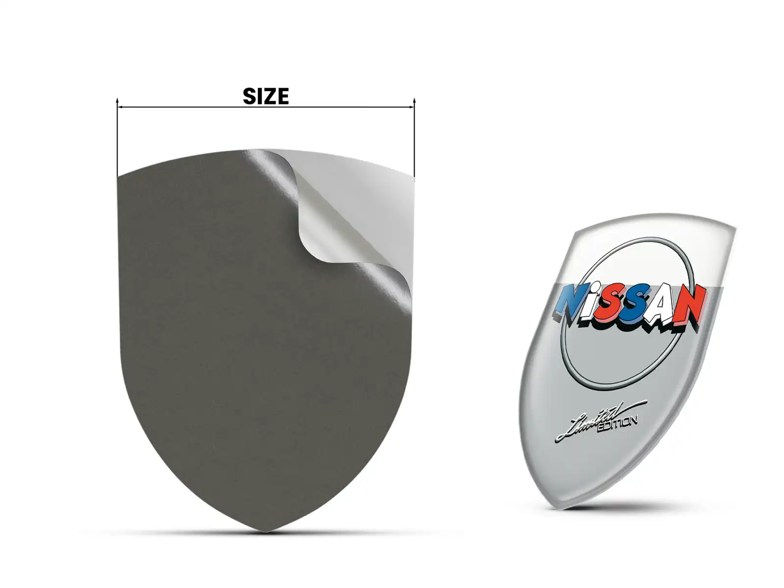 Nissan Printed Logo Stickers Stylish Max Pro Durable